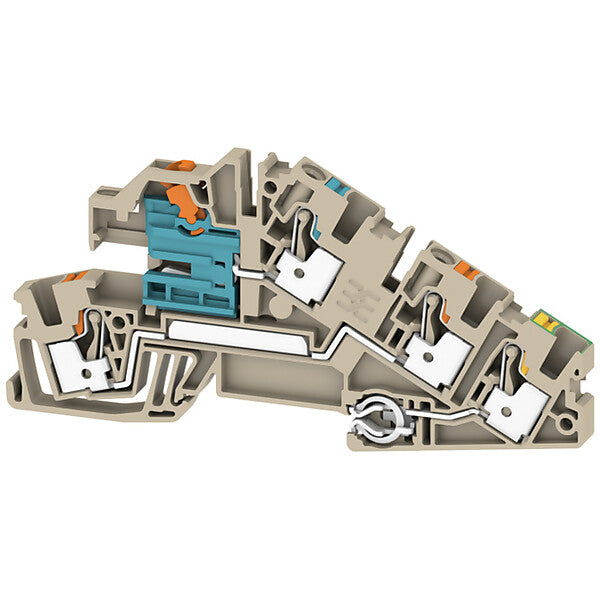 Weidmüller Installationsklemme PUSH IN, 4mm² AITB 4 BB NDT-L-PE